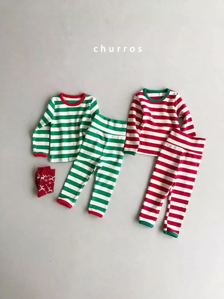 Churros - Korean Children Fashion - #fashionkids - Stripes Easywear