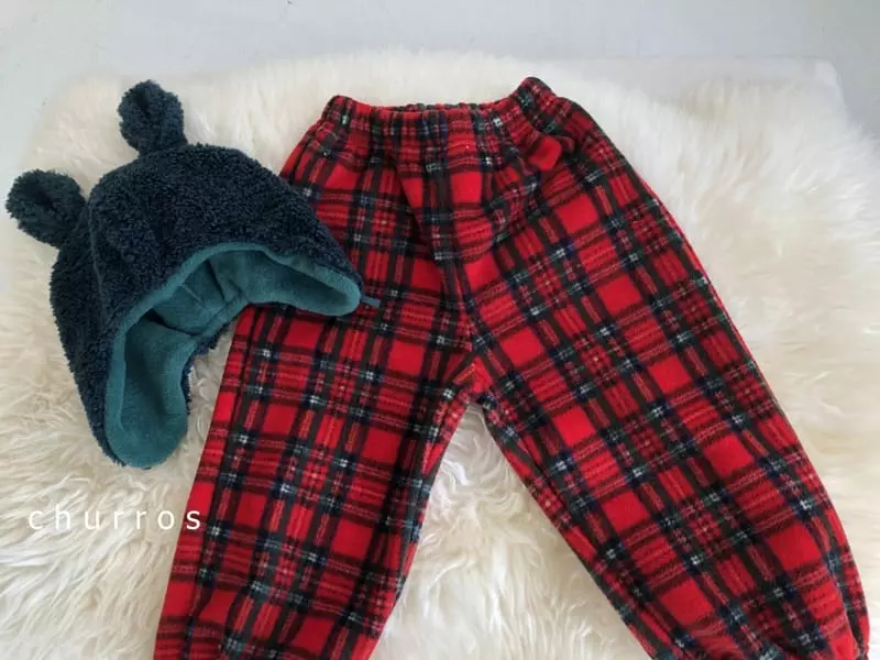 Churros - Korean Children Fashion - #kidsstore - Check Santa Pants - 9