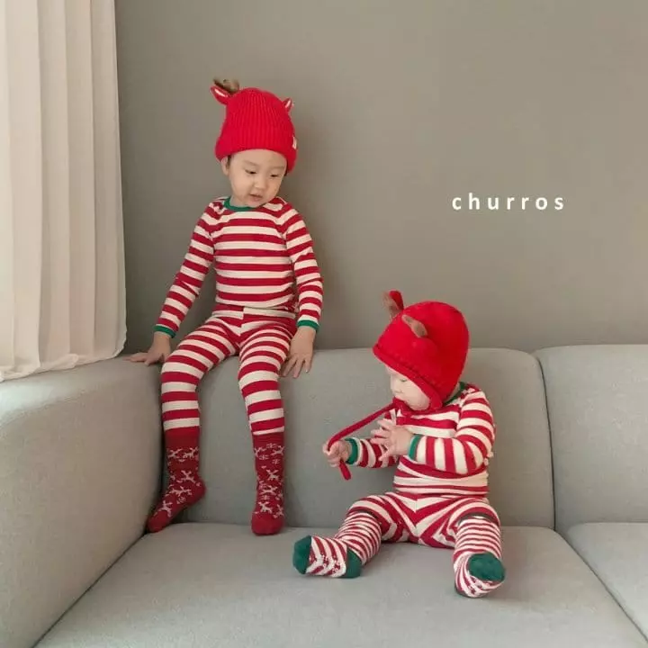 Churros - Korean Children Fashion - #kidsstore - Stripes Easywear - 3