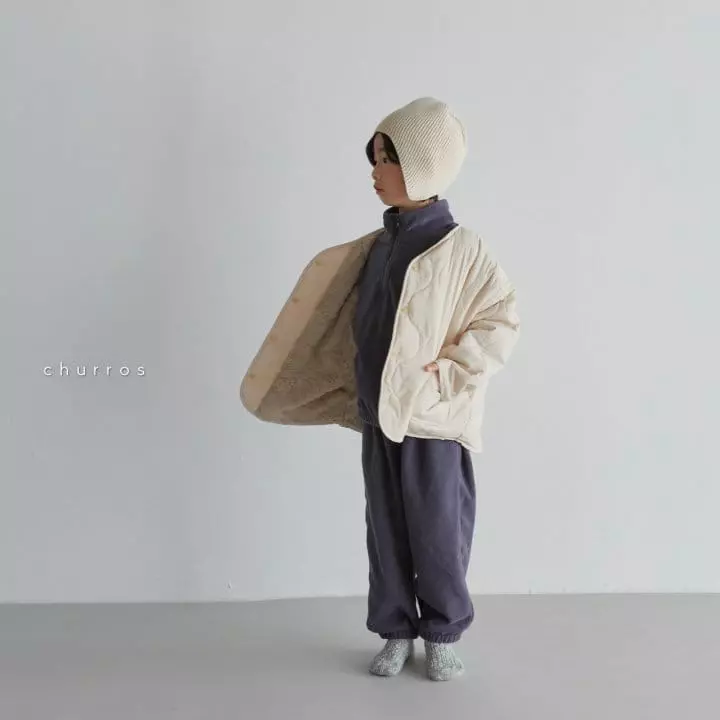 Churros - Korean Children Fashion - #Kfashion4kids - Mink Quilting Jacjet - 4