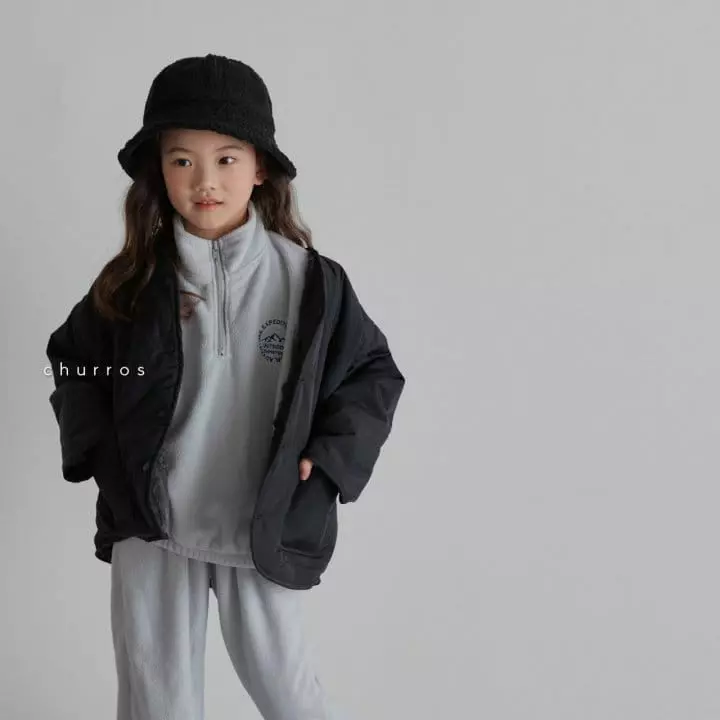 Churros - Korean Children Fashion - #magicofchildhood - Mink Quilting Jacjet - 5