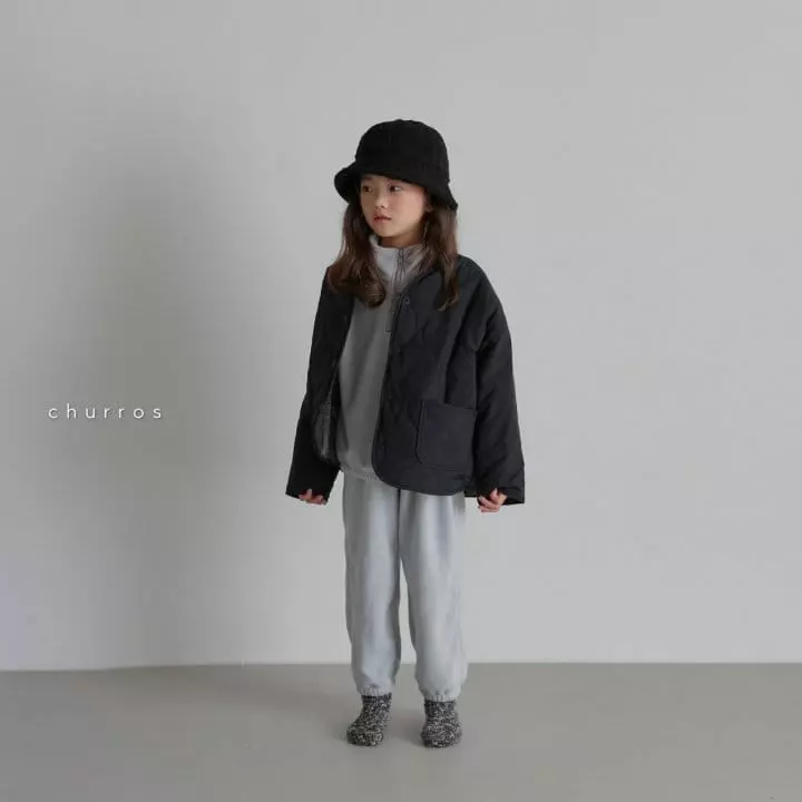 Churros - Korean Children Fashion - #minifashionista - Mink Quilting Jacjet - 6