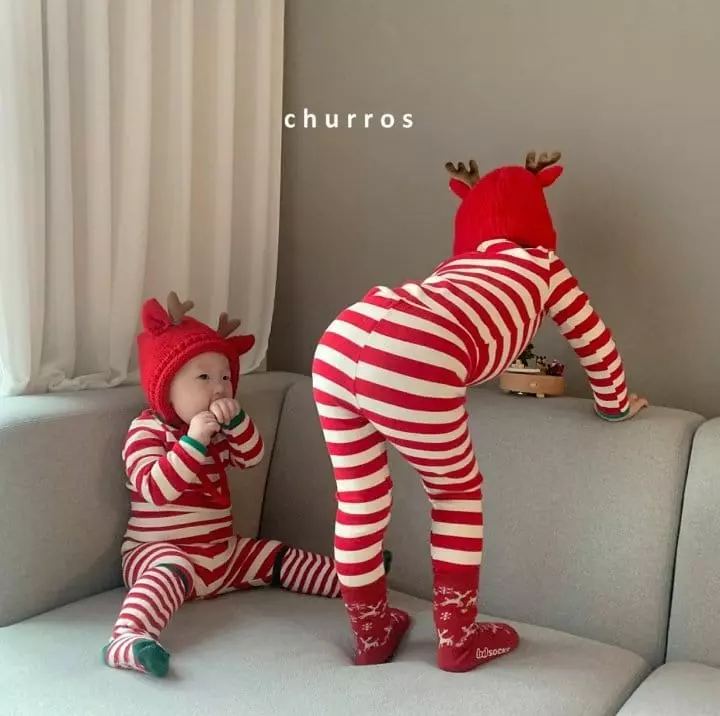 Churros - Korean Children Fashion - #minifashionista - Stripes Easywear - 8