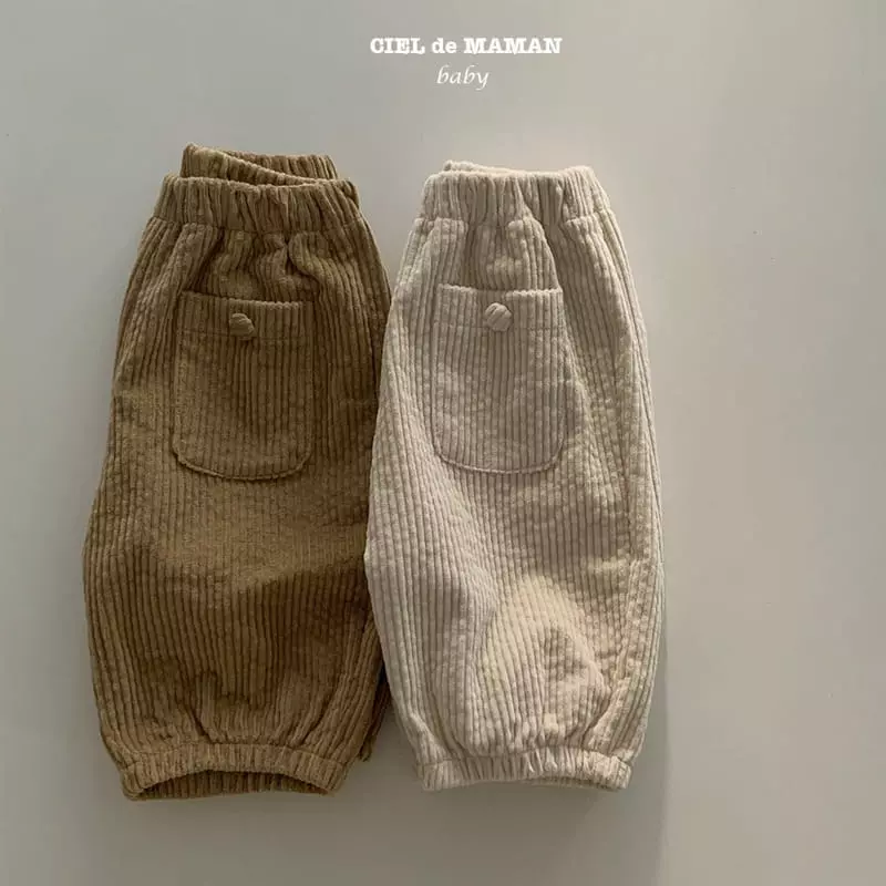 Ciel De Maman - Korean Baby Fashion - #babyboutique - Bean Button Pants - 9