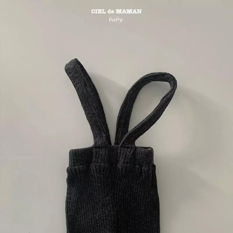 Ciel De Maman - Korean Baby Fashion - #babyboutique - Slim Rib Dungarees - 7