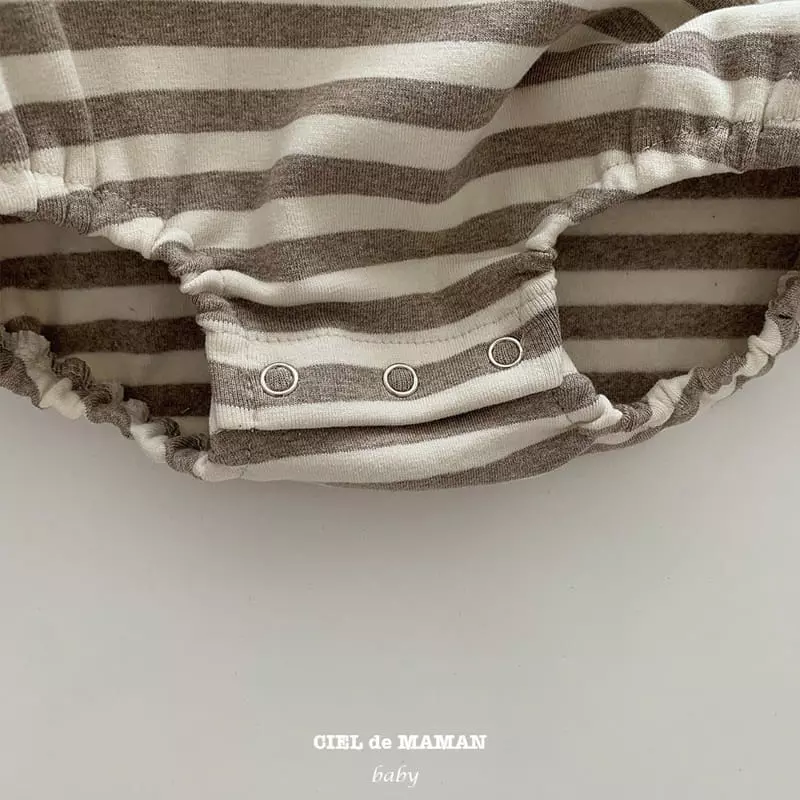 Ciel De Maman - Korean Baby Fashion - #babyboutique - Ribbon Bodysuit - 5