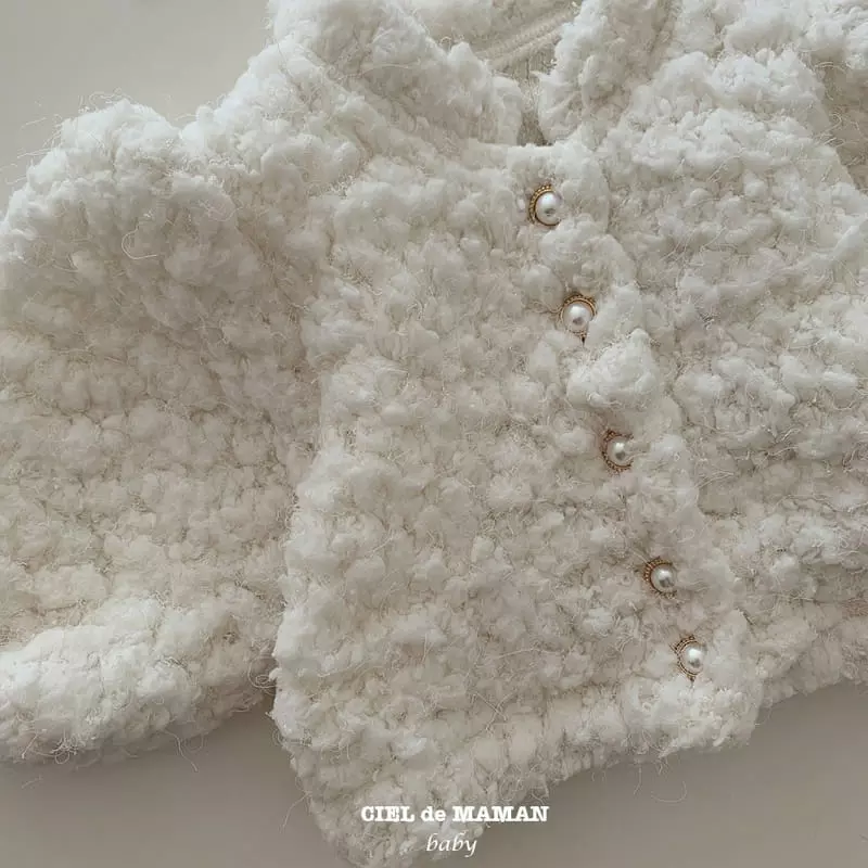 Ciel De Maman - Korean Baby Fashion - #babyboutique - Snow Flower Cardigan