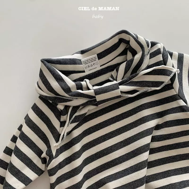 Ciel De Maman - Korean Baby Fashion - #babyclothing - Ribbon Bodysuit - 8