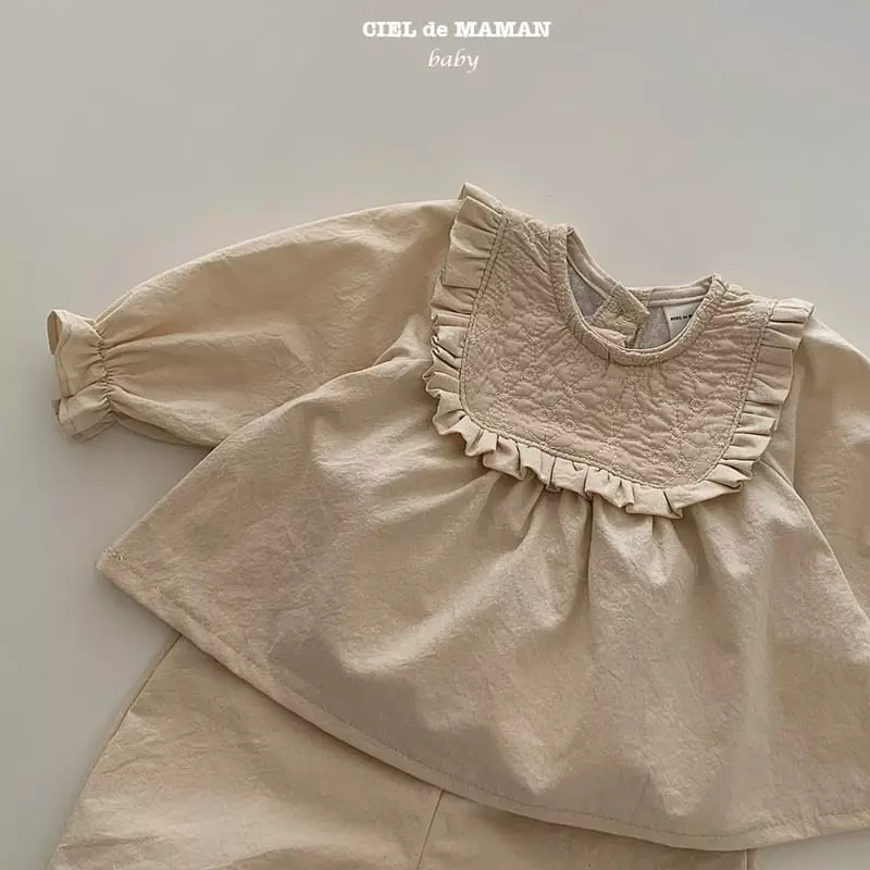 Ciel De Maman - Korean Baby Fashion - #babyboutiqueclothing - Nunu Top Bottom Set - 4