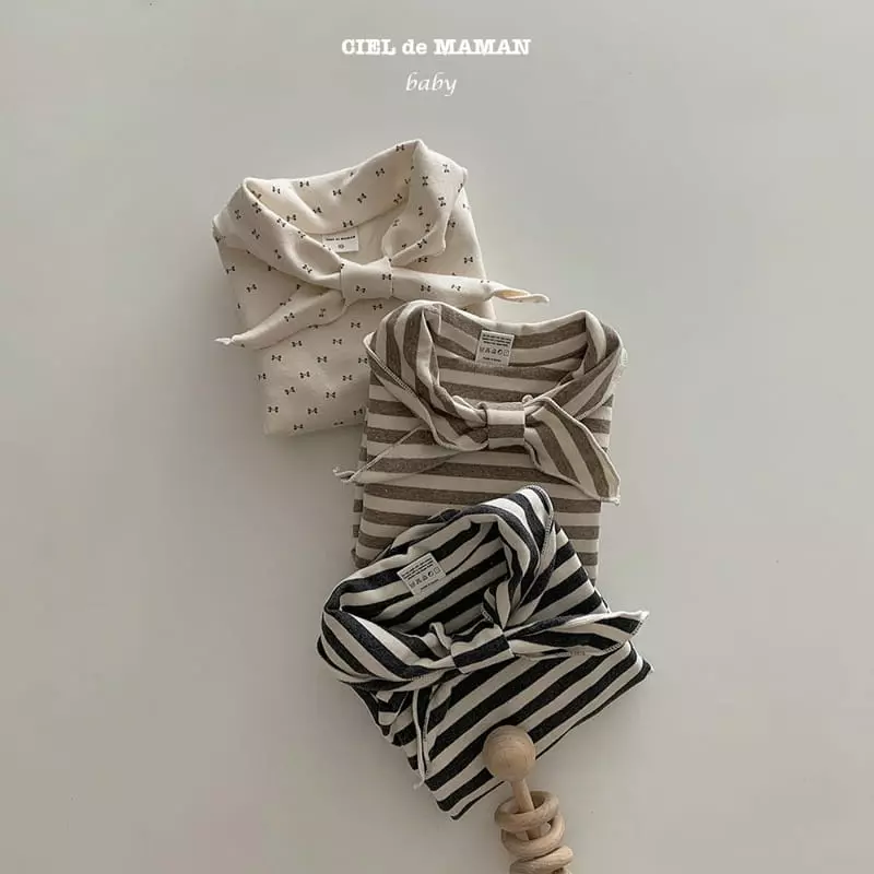 Ciel De Maman - Korean Baby Fashion - #babyfashion - Ribbon Bodysuit - 9