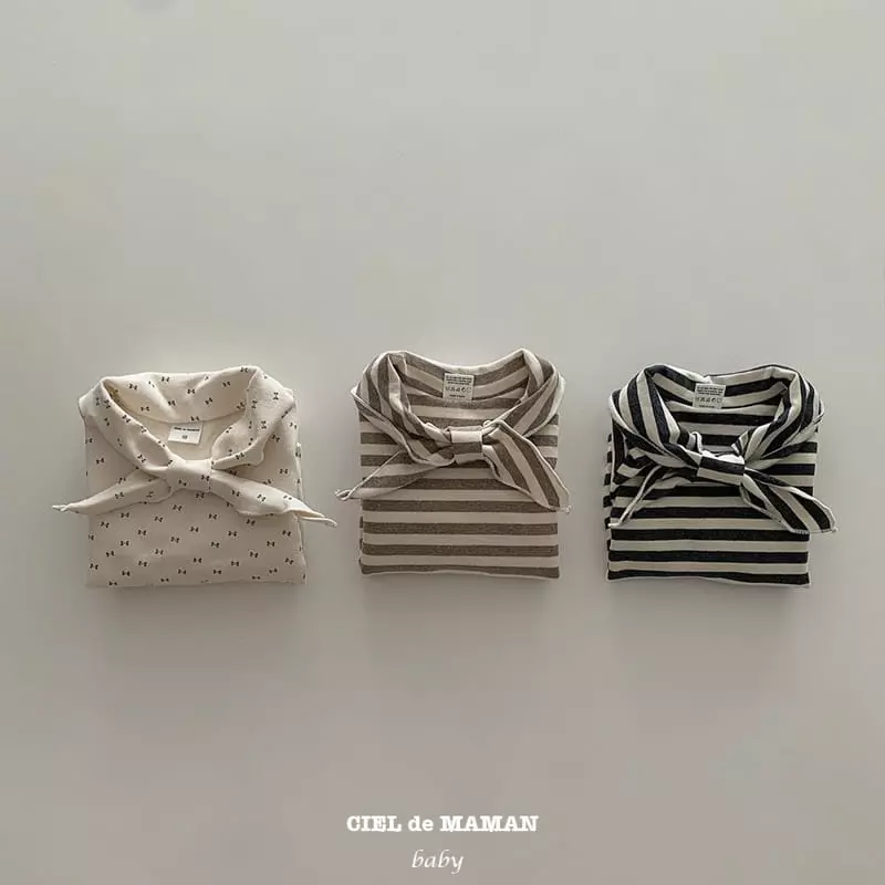Ciel De Maman - Korean Baby Fashion - #babyfever - Ribbon Bodysuit - 10
