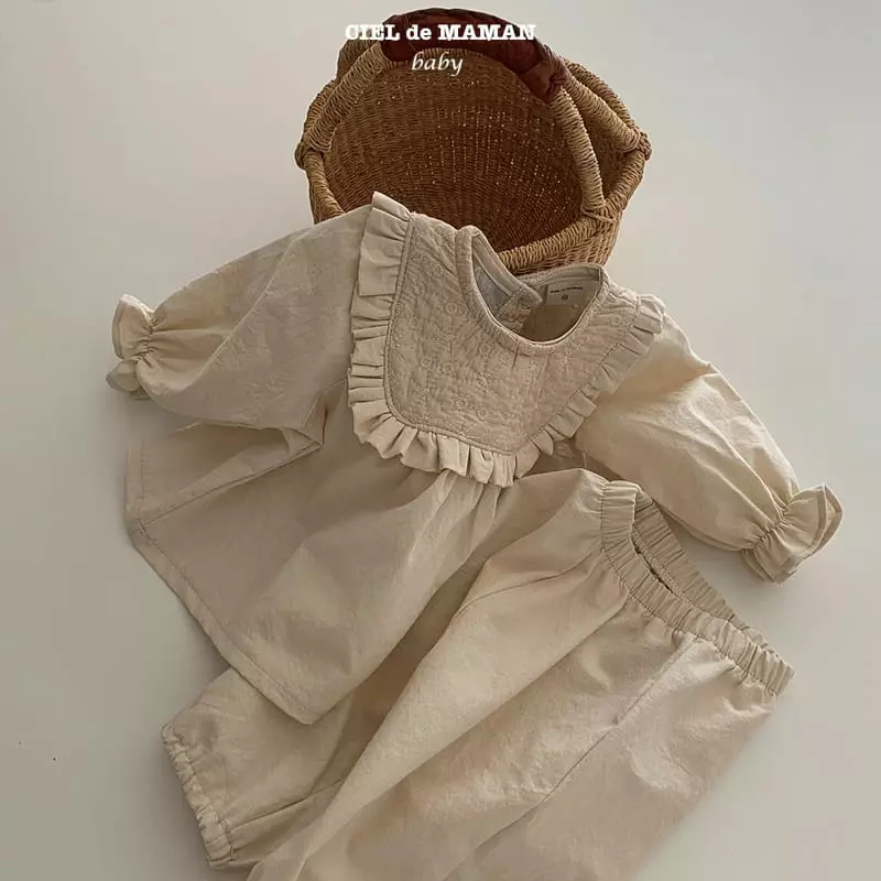 Ciel De Maman - Korean Baby Fashion - #babygirlfashion - Nunu Top Bottom Set - 7