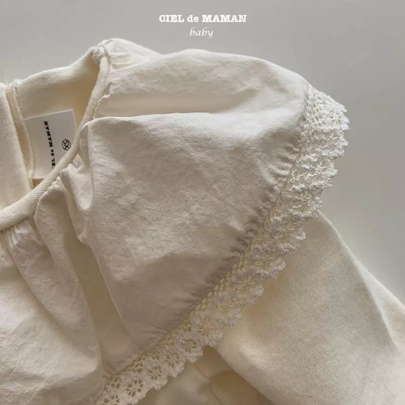 Ciel De Maman - Korean Baby Fashion - #babylifestyle - Pure Frill Tee - 3
