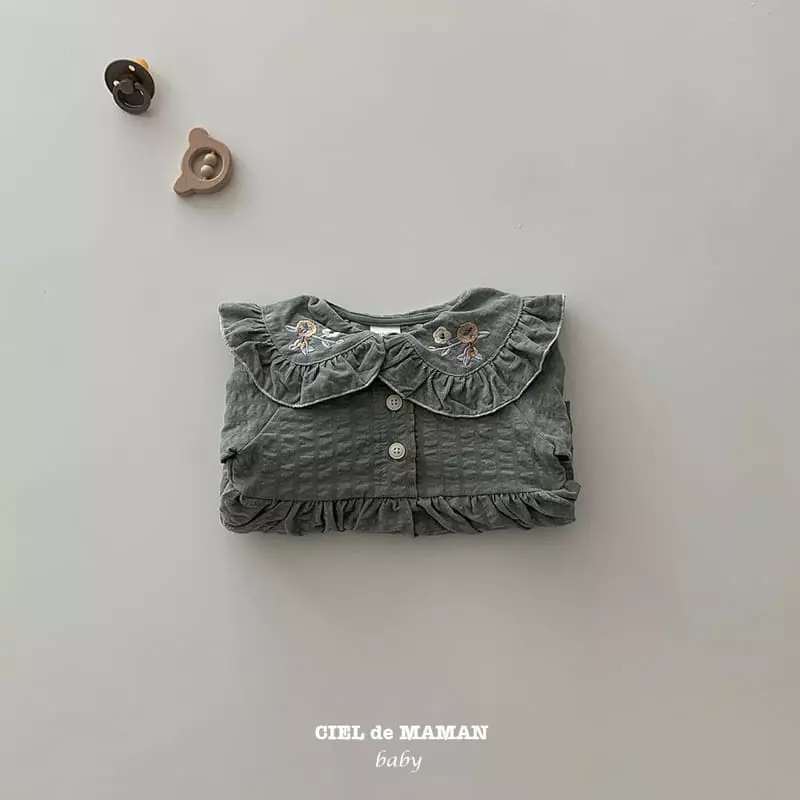 Ciel De Maman - Korean Baby Fashion - #babylifestyle - Rib Frill Bodysuit - 3