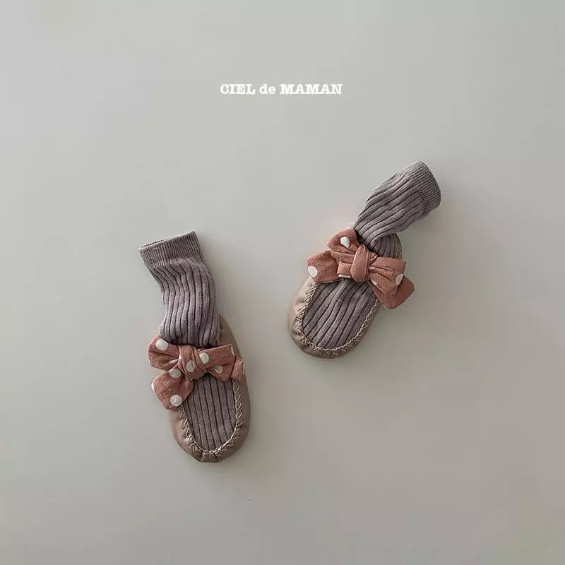 Ciel De Maman - Korean Baby Fashion - #babylifestyle - Ribbon Socks - 2