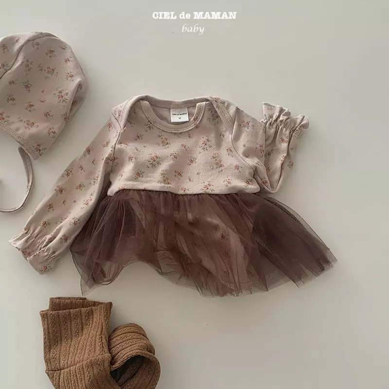 Ciel De Maman - Korean Baby Fashion - #babylifestyle - Shalal Skirt Bodysuit - 5