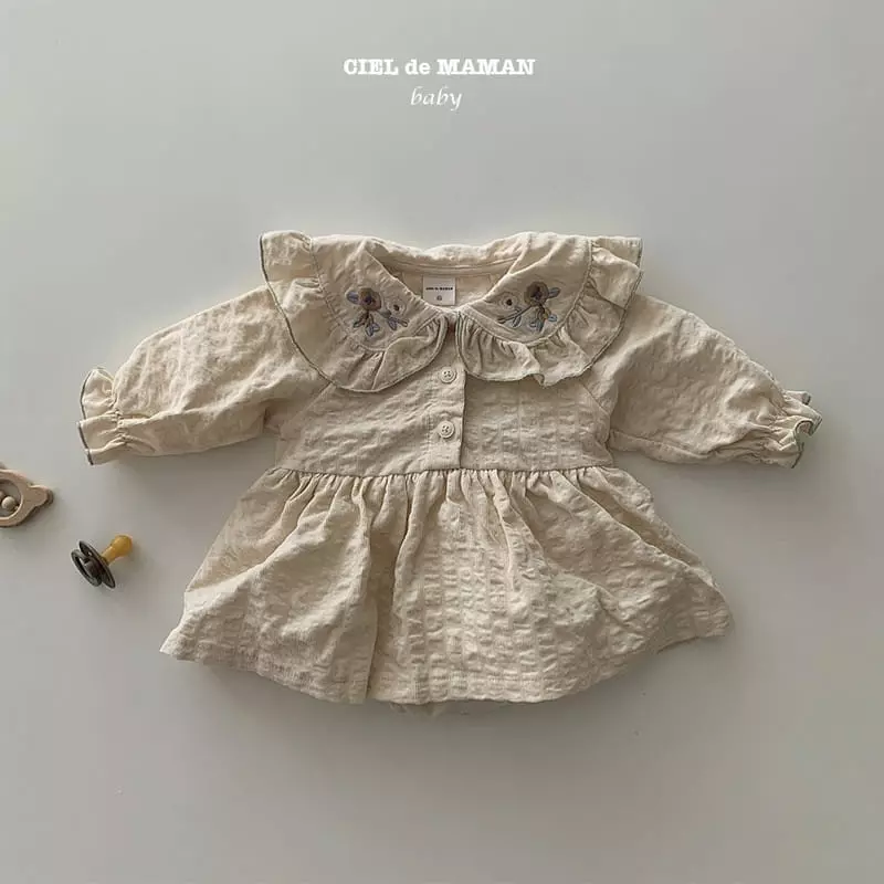 Ciel De Maman - Korean Baby Fashion - #babylifestyle - Rib Frill Bodysuit - 4