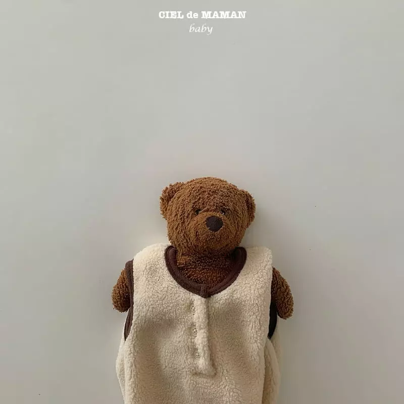 Ciel De Maman - Korean Baby Fashion - #babyoninstagram - Teddy Bbogle All-in One - 5