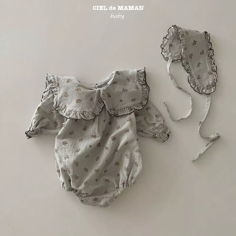 Ciel De Maman - Korean Baby Fashion - #babyootd - Sailor Frill Bodysuit