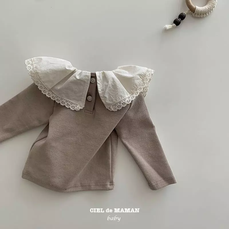 Ciel De Maman - Korean Baby Fashion - #babyootd - Pure Frill Tee - 5