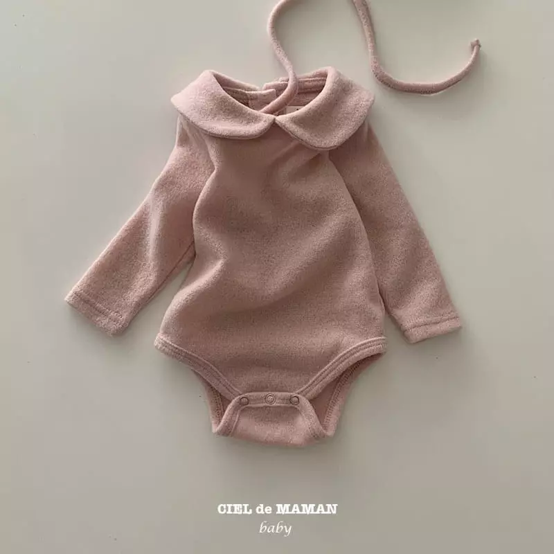 Ciel De Maman - Korean Baby Fashion - #babyootd - Dong bonnet Bodysuit - 2