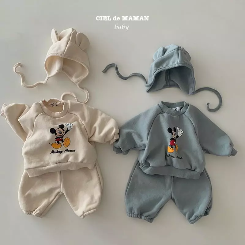 Ciel De Maman - Korean Baby Fashion - #babyootd - Play with Me Mickey Bodysuit - 9