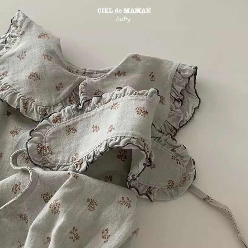 Ciel De Maman - Korean Baby Fashion - #babyoutfit - Sailor Frill Bodysuit - 2