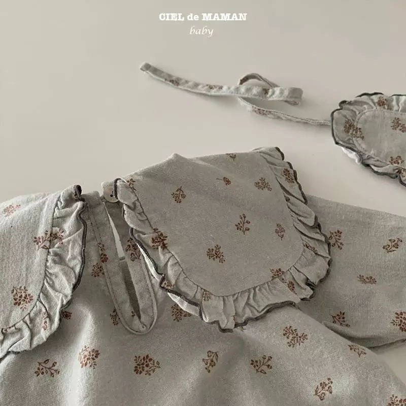 Ciel De Maman - Korean Baby Fashion - #babyoutfit - Sailor Frill Bodysuit - 3