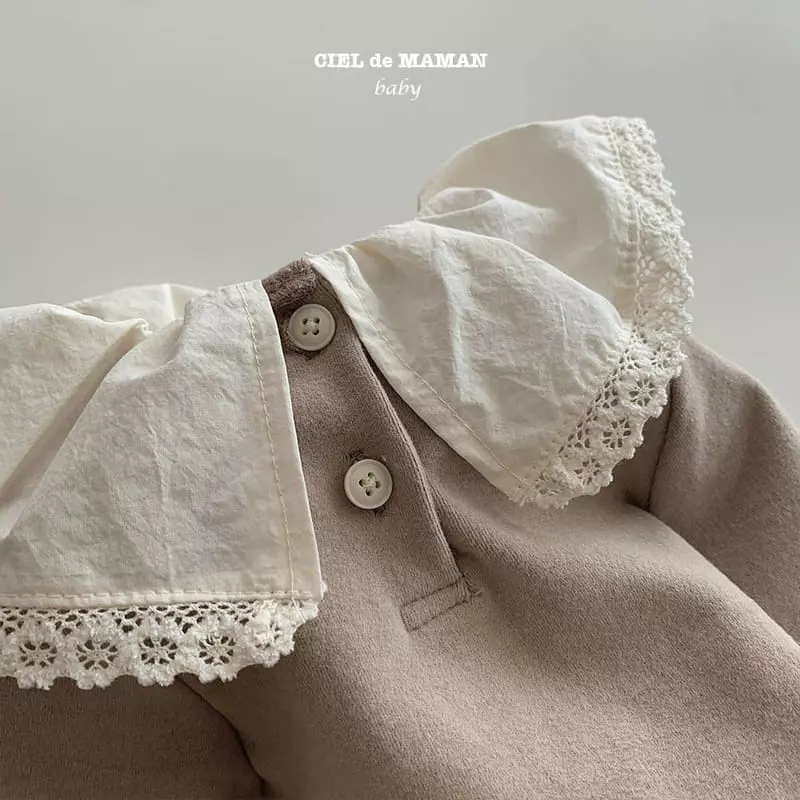 Ciel De Maman - Korean Baby Fashion - #babyoutfit - Pure Frill Tee - 6