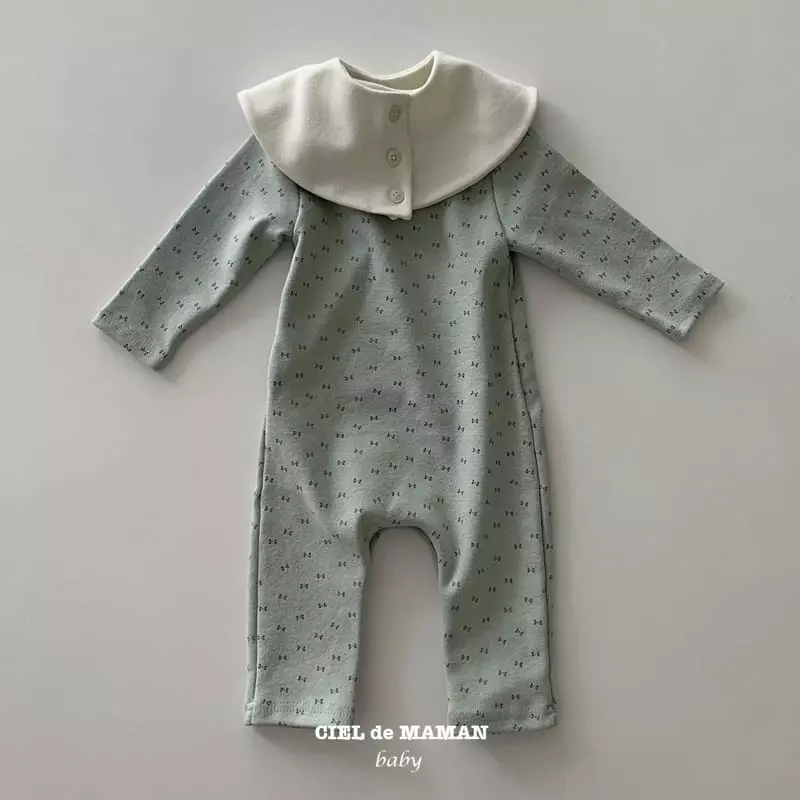 Ciel De Maman - Korean Baby Fashion - #babyoutfit - Bib Bodysuit - 5