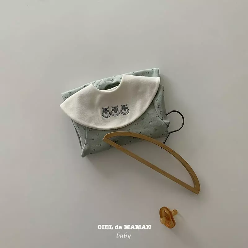 Ciel De Maman - Korean Baby Fashion - #babyoutfit - Bib Bodysuit - 6