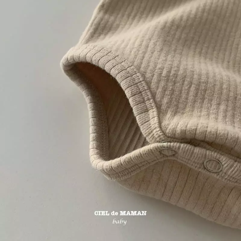 Ciel De Maman - Korean Baby Fashion - #babywear - Shelly Rib Bodysuit - 3