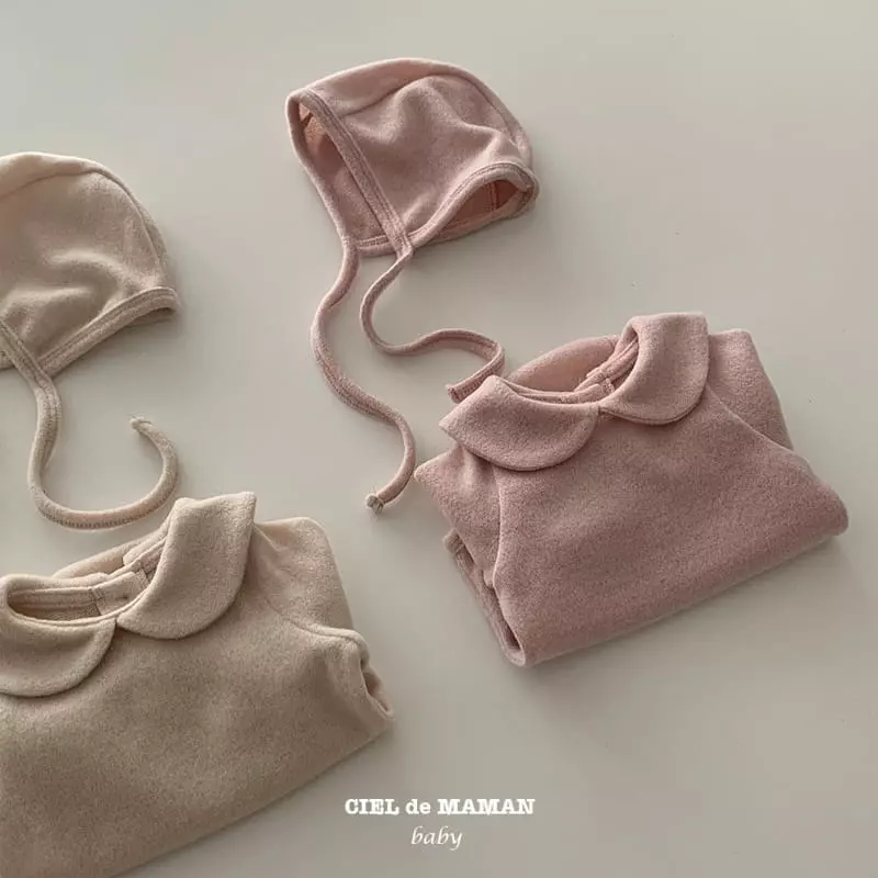 Ciel De Maman - Korean Baby Fashion - #onlinebabyboutique - Dong bonnet Bodysuit - 6