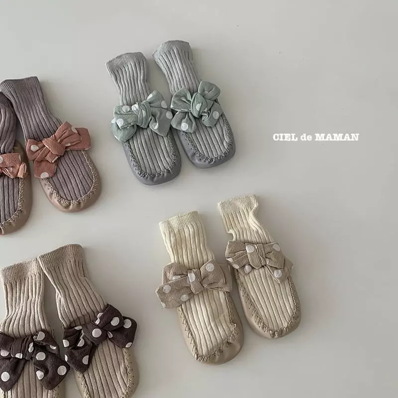 Ciel De Maman - Korean Baby Fashion - #onlinebabyboutique - Ribbon Socks - 8