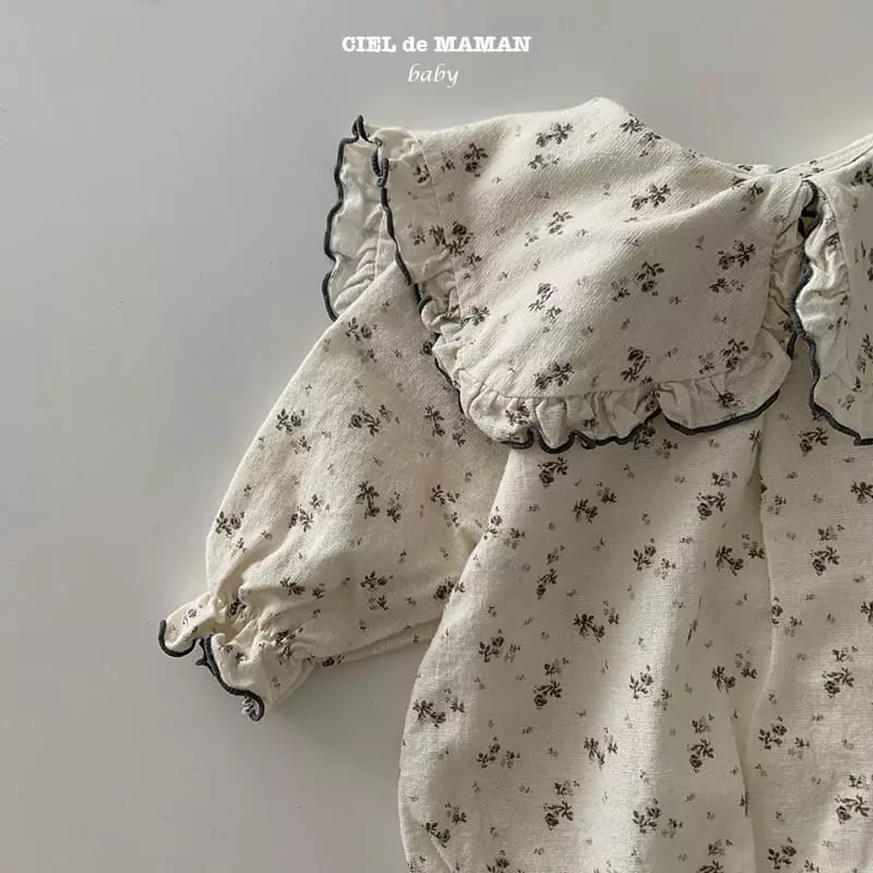 Ciel De Maman - Korean Baby Fashion - #onlinebabyshop - Sailor Frill Bodysuit - 6