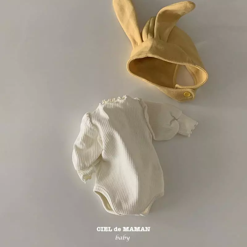 Ciel De Maman - Korean Baby Fashion - #onlinebabyshop - Shelly Rib Bodysuit - 5