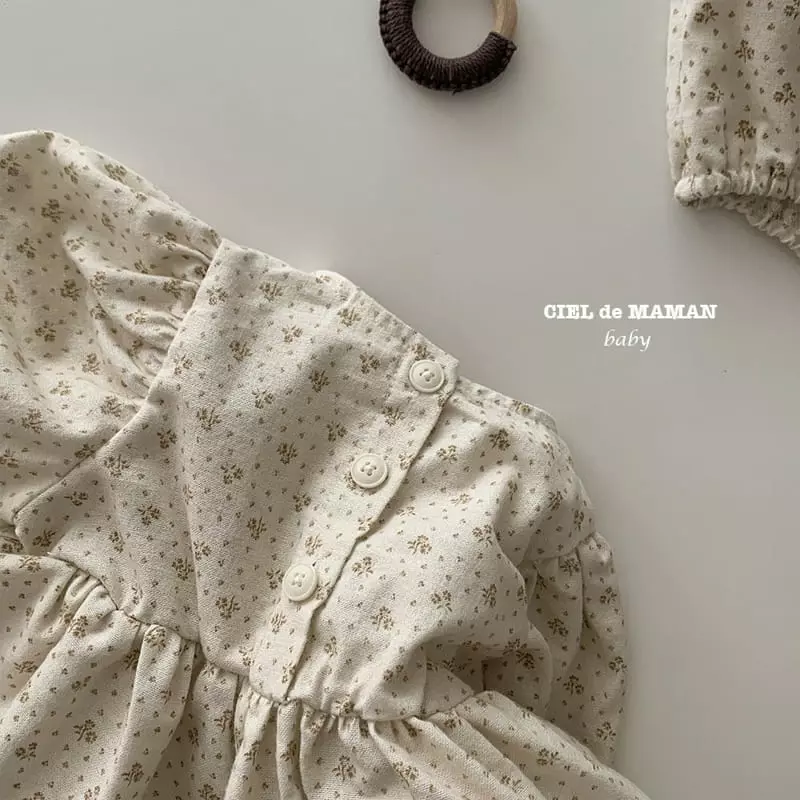 Ciel De Maman - Korean Baby Fashion - #smilingbaby - Peach Blouse Set - 6
