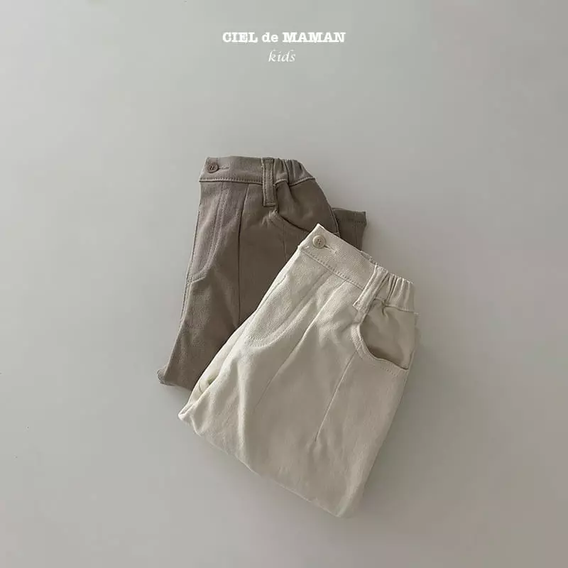 Ciel De Maman - Korean Children Fashion - #childrensboutique - Fleece Pintuck Pants