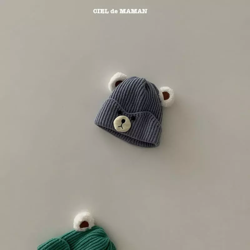 Ciel De Maman - Korean Children Fashion - #childrensboutique - Bear Beanie - 6