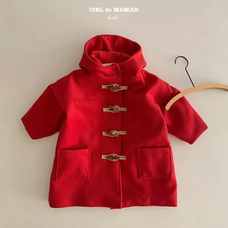 Ciel De Maman - Korean Children Fashion - #childrensboutique - Dduckboki Coat - 4