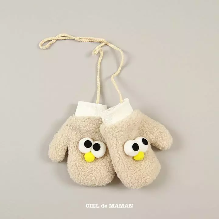 Ciel De Maman - Korean Children Fashion - #discoveringself - Big Eyes Mittens - 2