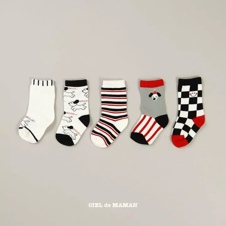 Ciel De Maman - Korean Children Fashion - #discoveringself - Puppy Socks