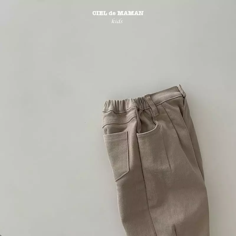 Ciel De Maman - Korean Children Fashion - #discoveringself - Fleece Pintuck Pants - 4