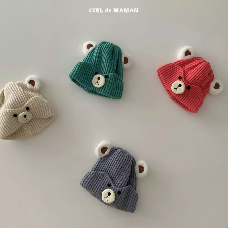 Ciel De Maman - Korean Children Fashion - #fashionkids - Bear Beanie - 9