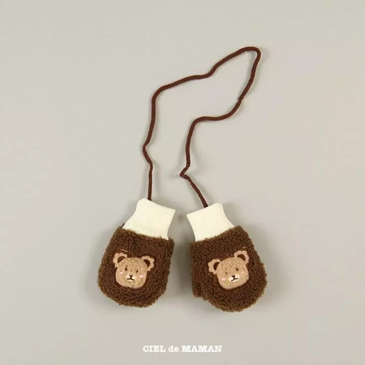 Ciel De Maman - Korean Children Fashion - #discoveringself - Bear Mittens - 4