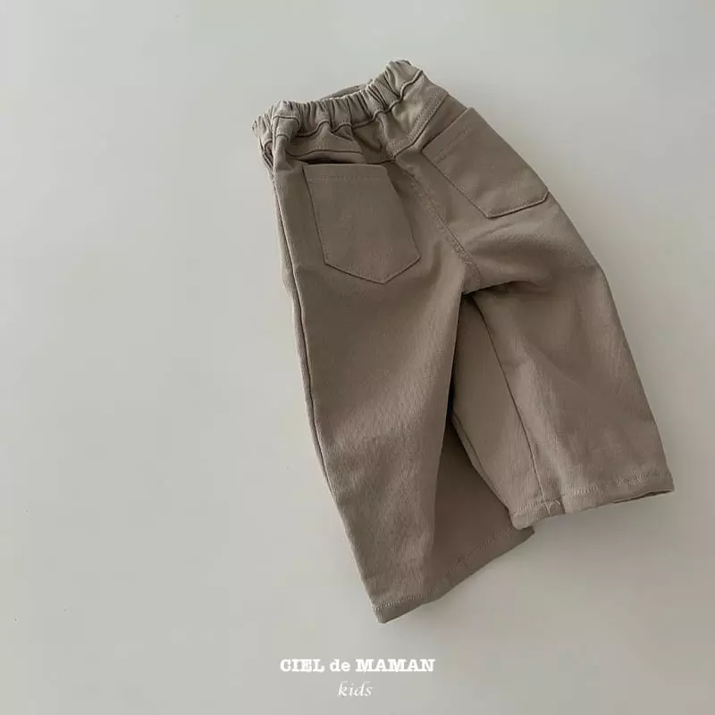 Ciel De Maman - Korean Children Fashion - #kidsshorts - Fleece Pintuck Pants - 5