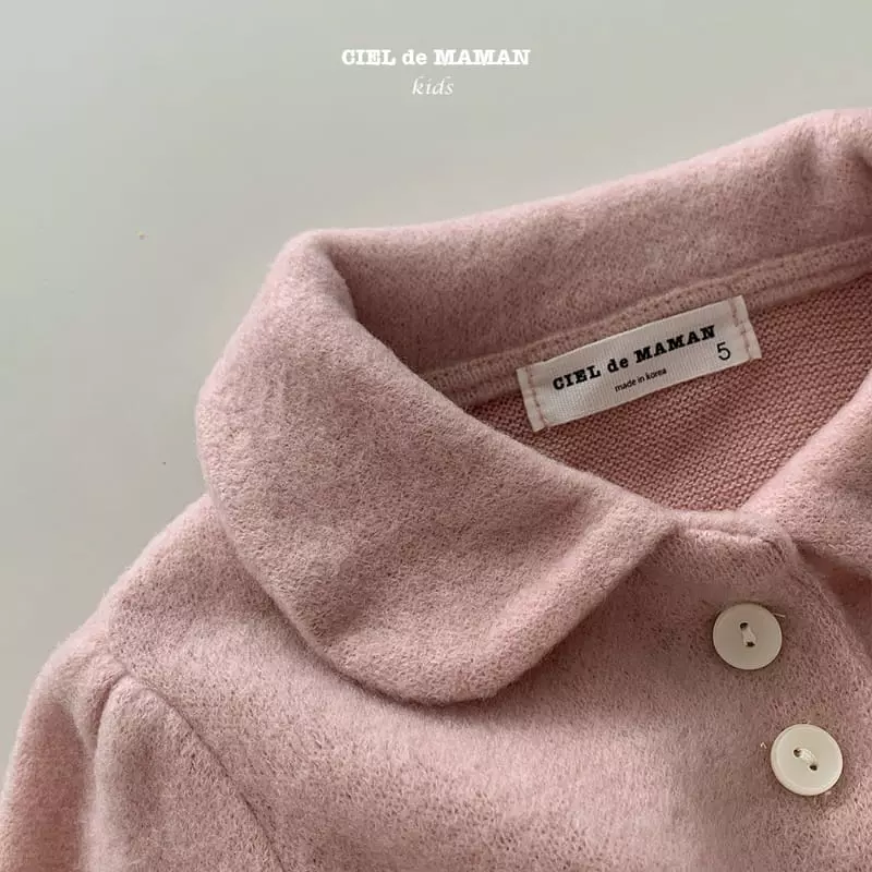 Ciel De Maman - Korean Children Fashion - #fashionkids - Circle Collar Tee - 4