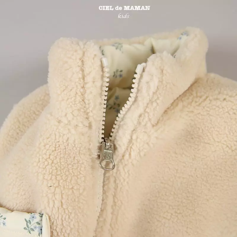 Ciel De Maman - Korean Children Fashion - #kidsshorts - Reversible Short Jacket - 10