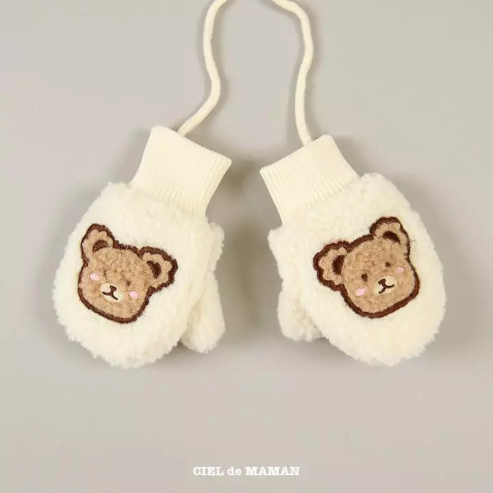 Ciel De Maman - Korean Children Fashion - #kidsshorts - Bear Mittens - 5