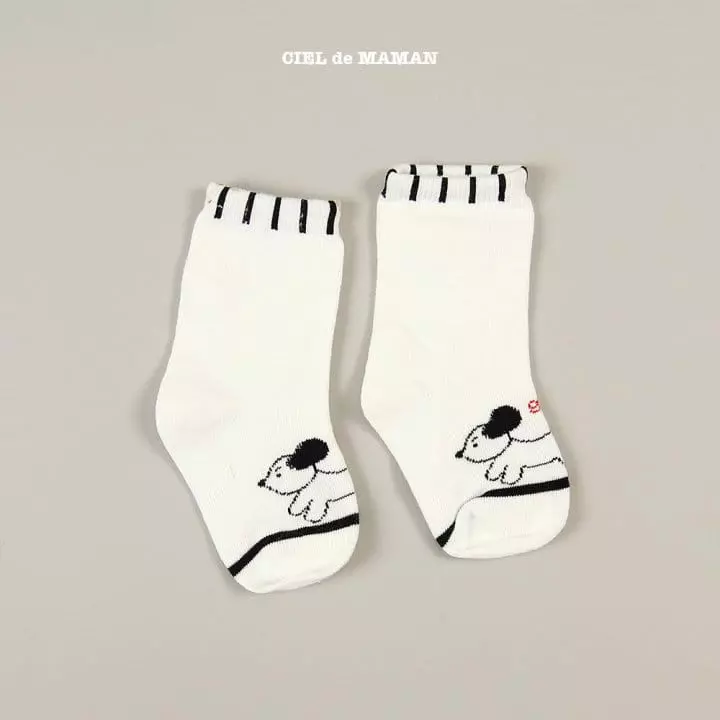 Ciel De Maman - Korean Children Fashion - #kidsshorts - Puppy Socks - 3
